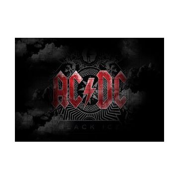 Cakapuzzle ACDC Logo Karanlık Mod 120 Parça Ahşap Puzzle