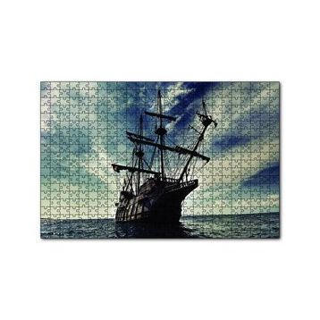Cakapuzzle Açık Denizdeki Yelkenli Gemi 120 Parça Ahşap Puzzle