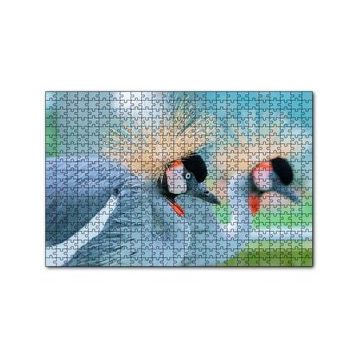 Cakapuzzle Açık Mavi Renkli Tepeli Turna Görseli 120 Parça Ahşap Puzzle