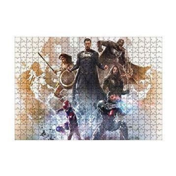 Cakapuzzle Adalet Birliği Süper Kahraman Karakterleri 120 Parça Ahşap Puzzle