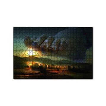Cakapuzzle Adam Doğa Ayak Gücü 120 Parça Ahşap Puzzle