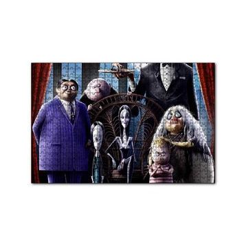 Cakapuzzle Addams Ailesi Yeni Film Görseli 120 Parça Ahşap Puzzle