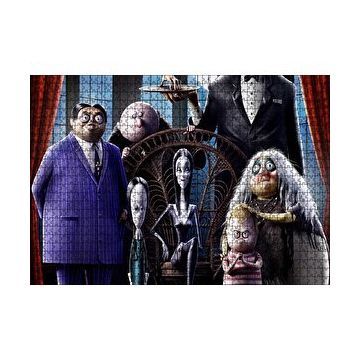 Cakapuzzle Addams Ailesi Yeni Film Görseli 120 Parça Ahşap Puzzle