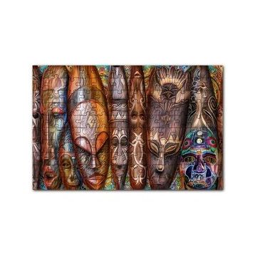 Cakapuzzle Afrika Kıtası Kültürü Kompozisyon 120 Parça Ahşap Puzzle