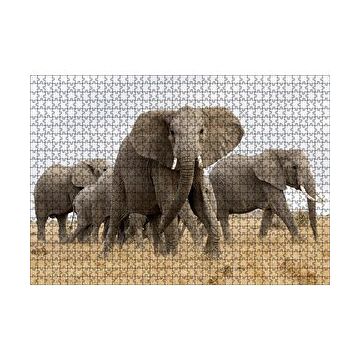 Cakapuzzle Afrika Safarisinde Filler 120 Parça Ahşap Puzzle