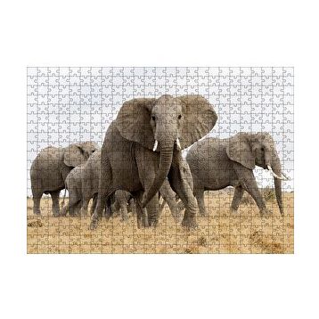 Cakapuzzle Afrika Safarisinde Filler 120 Parça Ahşap Puzzle