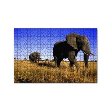 Cakapuzzle Afrikadaki İkili Filler 120 Parça Ahşap Puzzle