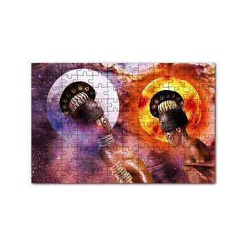 Cakapuzzle Afrikalı Tanrıça ve Hizmetkarı 120 Parça Ahşap Puzzle