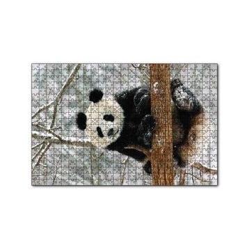 Cakapuzzle Ağaç Dalında Panda 120 Parça Ahşap Puzzle
