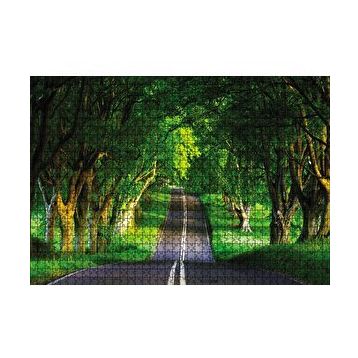 Cakapuzzle Ağaçlar Ve Yol 120 Parça Ahşap Puzzle