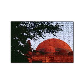 Cakapuzzle Ağaçların Arasından Kızıl Kubbe 120 Parça Ahşap Puzzle