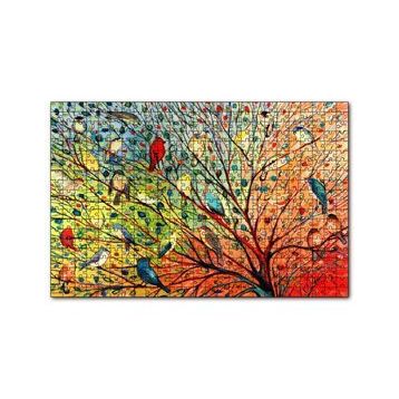 Cakapuzzle Ağaçta Rengarenk 27 Kuş 120 Parça Ahşap Puzzle
