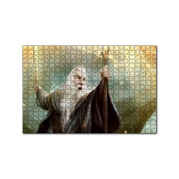 Cakapuzzle Ak Sakallı Gandalf Kılıcı ve Asası 120 Parça Ahşap Puzzle