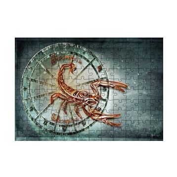 Cakapuzzle Akrep Burcu Sembo Astroloji 120 Parça Ahşap Puzzle