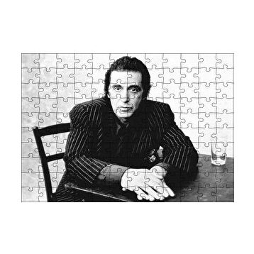 Cakapuzzle Al Pacino Baba Filminden Çizgili Ceket 120 Parça Ahşap Puzzle
