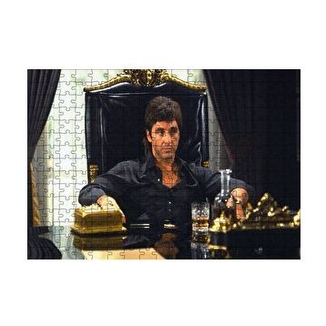 Cakapuzzle Al Pacino Tahtında 120 Parça Ahşap Puzzle