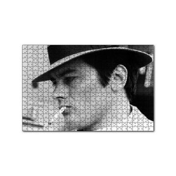 Cakapuzzle Alain Delon Şapkalı 120 Parça Ahşap Puzzle