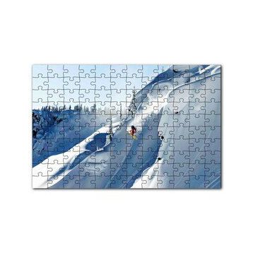 Cakapuzzle Alaskada Akrabotik Sporu Kayak 120 Parça Ahşap Puzzle