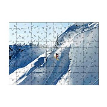 Cakapuzzle Alaskada Akrabotik Sporu Kayak 120 Parça Ahşap Puzzle