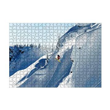 Cakapuzzle Alaskada Akrabotik Sporu Kayak 120 Parça Ahşap Puzzle