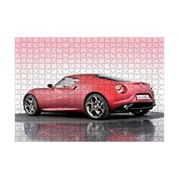 Cakapuzzle Alfa Romeo 4C Concept Arabası Görseli 120 Parça Ahşap Puzzle