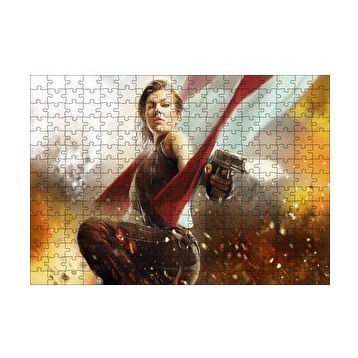 Cakapuzzle Alice Resident Evil 2020 Oyunu 120 Parça Ahşap Puzzle