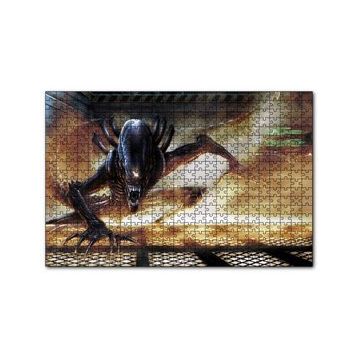 Cakapuzzle Alien Xenomorph 120 Parça Ahşap Puzzle