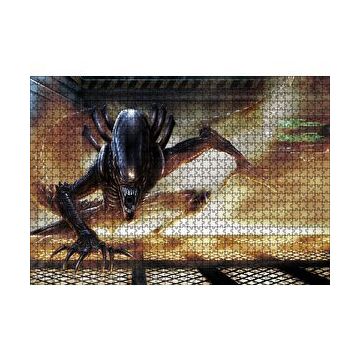 Cakapuzzle Alien Xenomorph 120 Parça Ahşap Puzzle