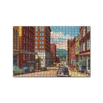 Cakapuzzle Amerikada 1930lar Sokak Manzarası 120 Parça Ahşap Puzzle