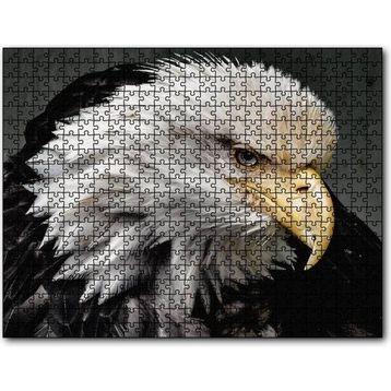 Cakapuzzle Amerikan Kartalı Makro Çekim Puzzle