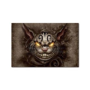 Cakapuzzle Amerikan Mcgee Cheshire Kedisi Görseli 120 Parça Ahşap Puzzle