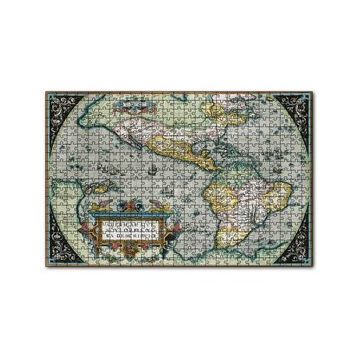 Cakapuzzle Amerikanın İlk Haritası 1570 Görsel 120 Parça Ahşap Puzzle