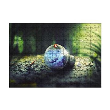 Cakapuzzle Ampül Doğa Karınca Uğurböceği 120 Parça Ahşap Puzzle