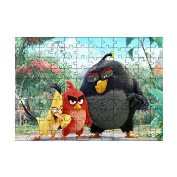 Cakapuzzle Angry Birds Çizgi Film 120 Parça Ahşap Puzzle