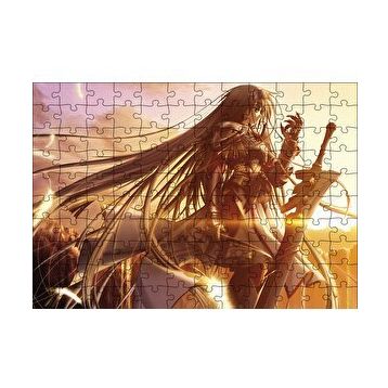 Cakapuzzle Animasyon Savaşçı Kadın 120 Parça Ahşap Puzzle