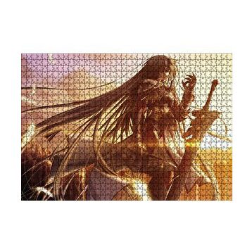 Cakapuzzle Animasyon Savaşçı Kadın 120 Parça Ahşap Puzzle