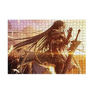 Cakapuzzle Animasyon Savaşçı Kadın 120 Parça Ahşap Puzzle