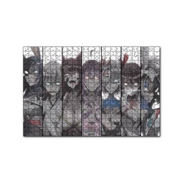 Cakapuzzle Anime Karakteri Kızlar Bir Arada 120 Parça Ahşap Puzzle