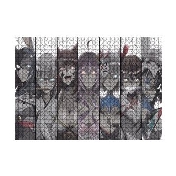 Cakapuzzle Anime Karakteri Kızlar Bir Arada 120 Parça Ahşap Puzzle