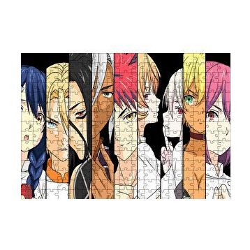 Cakapuzzle Anime Karakterler Şerit Kompozisyon 120 Parça Ahşap Puzzle