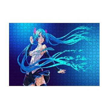 Cakapuzzle Anime Kız Uzun Saçlı 120 Parça Ahşap Puzzle