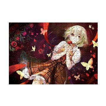 Cakapuzzle Anime Kız Yuuka Kazami 120 Parça Ahşap Puzzle