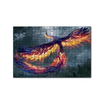 Cakapuzzle Anka Kuşu Yağlı Boya Resmi 120 Parça Ahşap Puzzle
