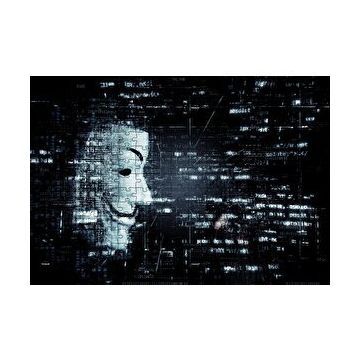 Cakapuzzle Anonymous Maske ve Kodlar 120 Parça Ahşap Puzzle