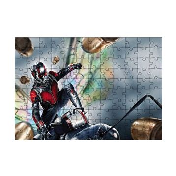 Cakapuzzle Ant Man Arının Üzerinde 120 Parça Ahşap Puzzle