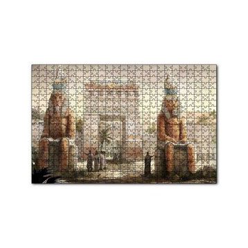 Cakapuzzle Antik Mısır Zafer Takı ve Sfenksler 120 Parça Ahşap Puzzle