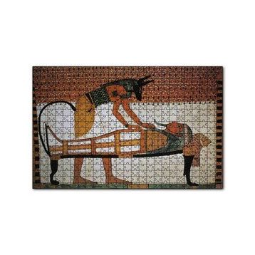 Cakapuzzle Antik Mısırda Mumya Töreni 120 Parça Ahşap Puzzle