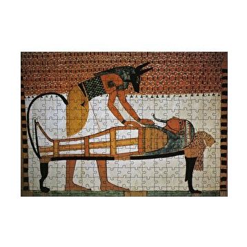 Cakapuzzle Antik Mısırda Mumya Töreni 120 Parça Ahşap Puzzle