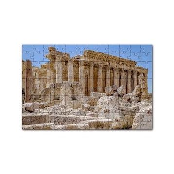 Cakapuzzle Antik Tapınak Kalıntıları 120 Parça Ahşap Puzzle