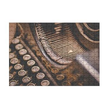 Cakapuzzle Antika Daktilo Yakın Çekim 120 Parça Ahşap Puzzle